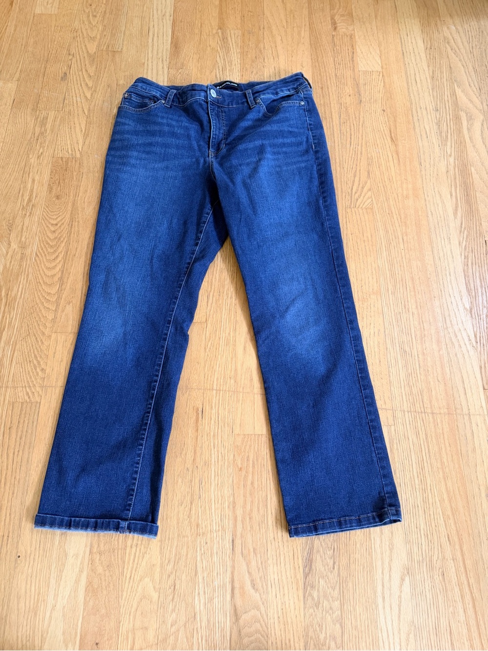 Ladies 14S "Bandolino" MANDIE Dark Blue Denim Mandie Jeans GUC
